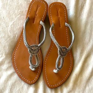 Tommy Bahama beaded sandals